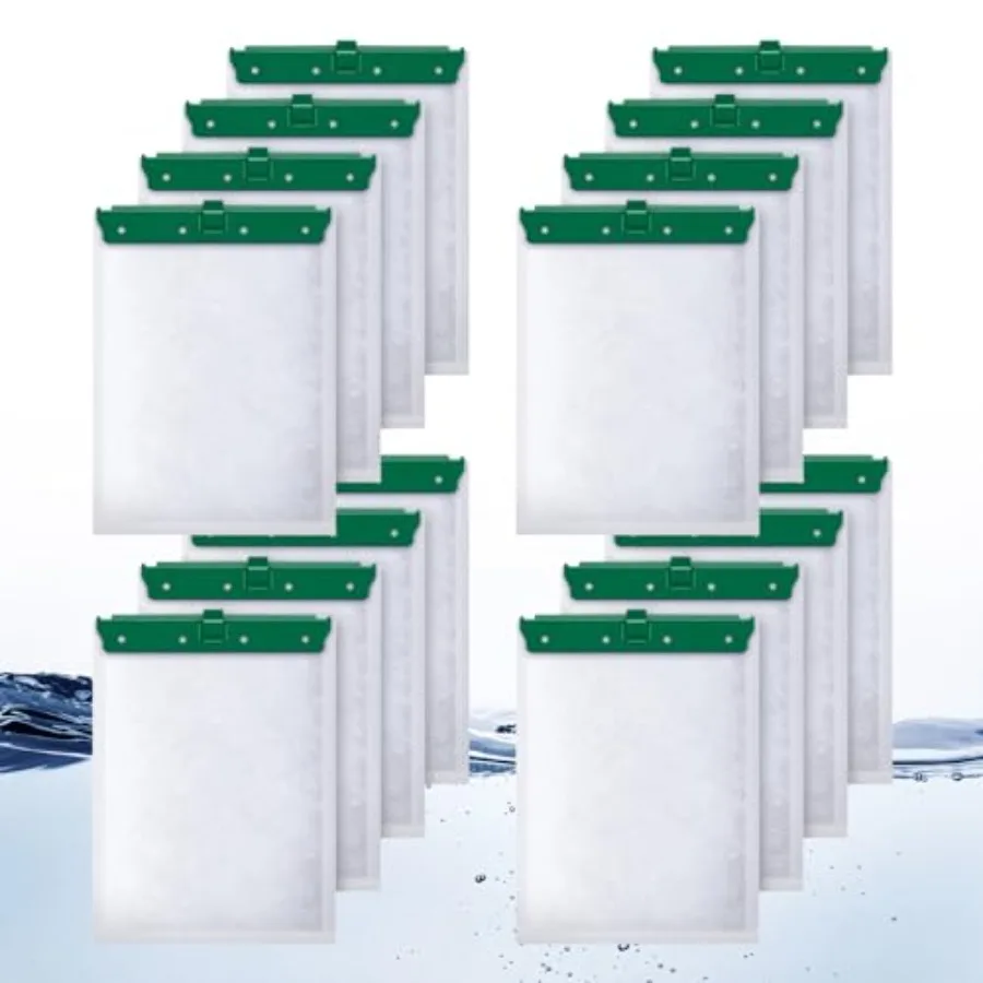 

【Spot goods】16 Count Medium Filter Cartridges Compatible with Whisper Bio Bag Filters Large Aquarium Filter Cartridge for Whisp