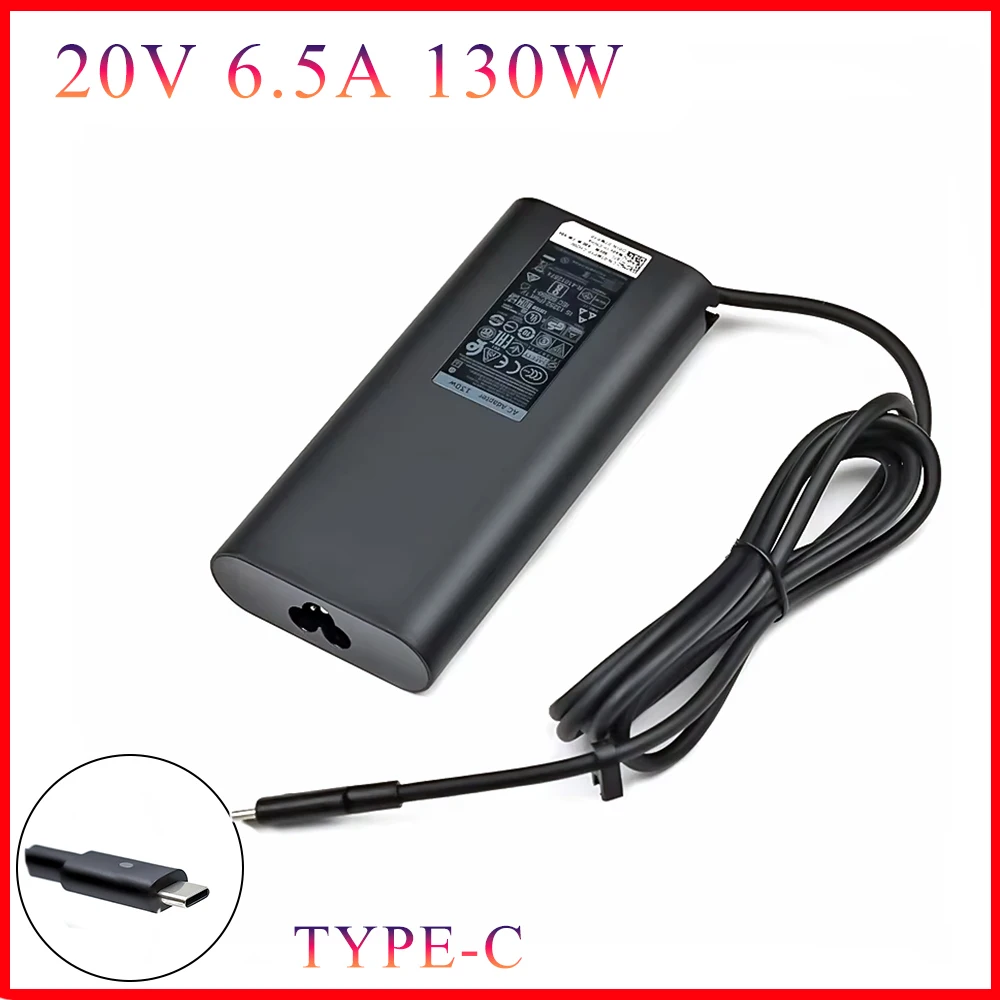 

130W USB Type C 20V 6.5A Laptop Adapter Battery Charger For Dell XPS 15 9570 9575 DA130PM170 HA130PM170 K00F5 AC Power Supply
