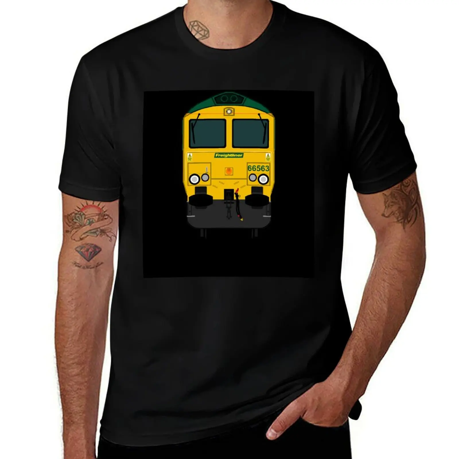 

FREIGHTLINER CLASS 66 LOCOMOTIVE T-Shirt t shirts for man graphic vintage t shirts for man cotton soft t shirts designer T-Shirt