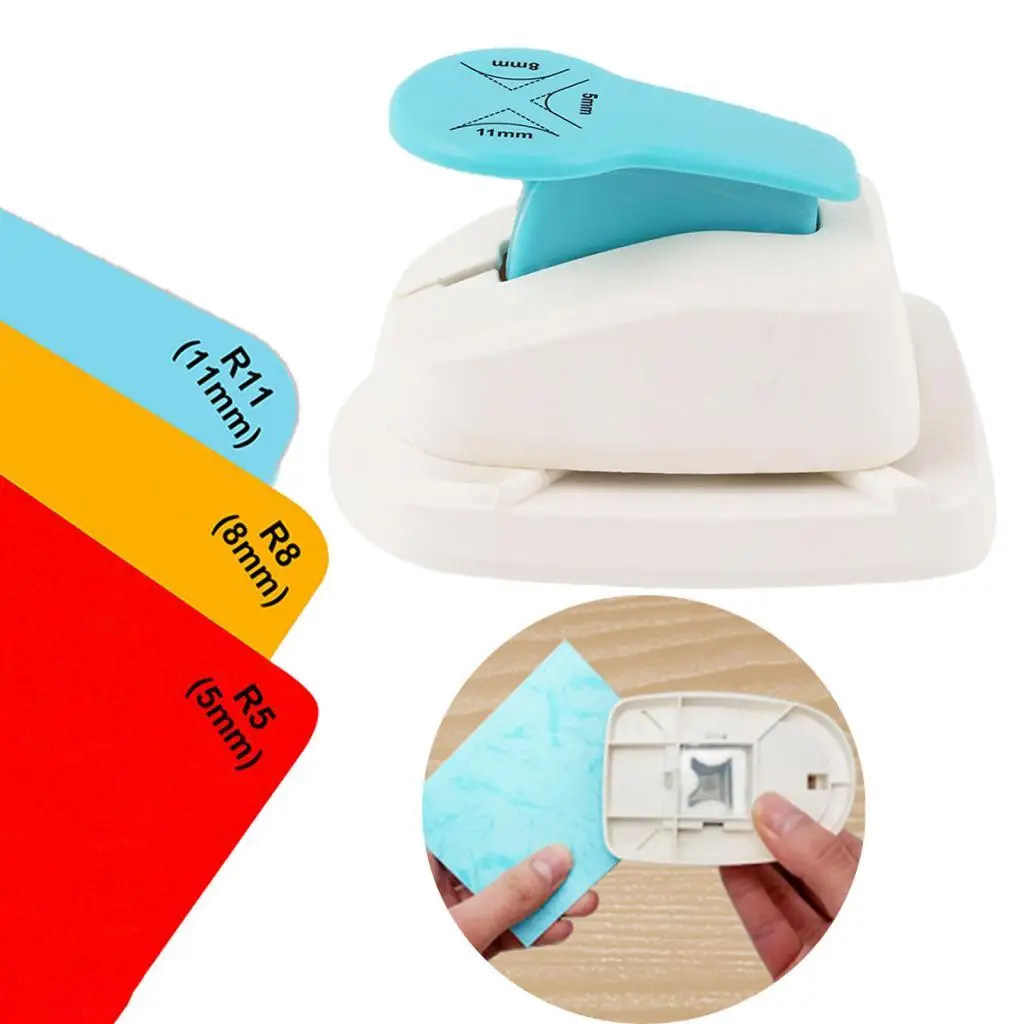 3 in 1 Corner Punch Children Adults Cutter Hole Puncher for Gift Tags Birthday