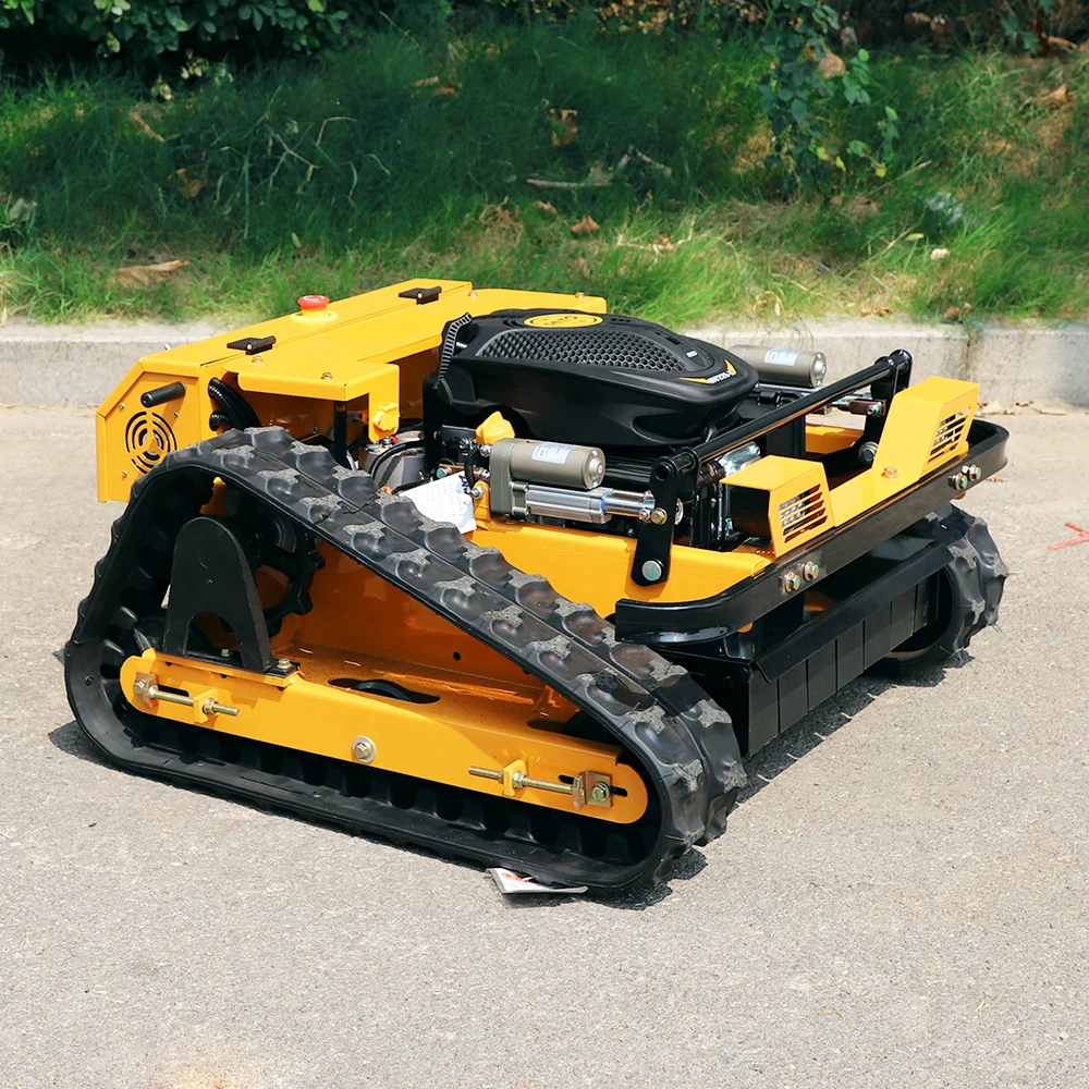 맞춤형 전지형 원격 제어 잔디 깎이, 500mm 절단 폭 - 정원 및 농장에 적합, 제로턴 로봇 잔디 깎이