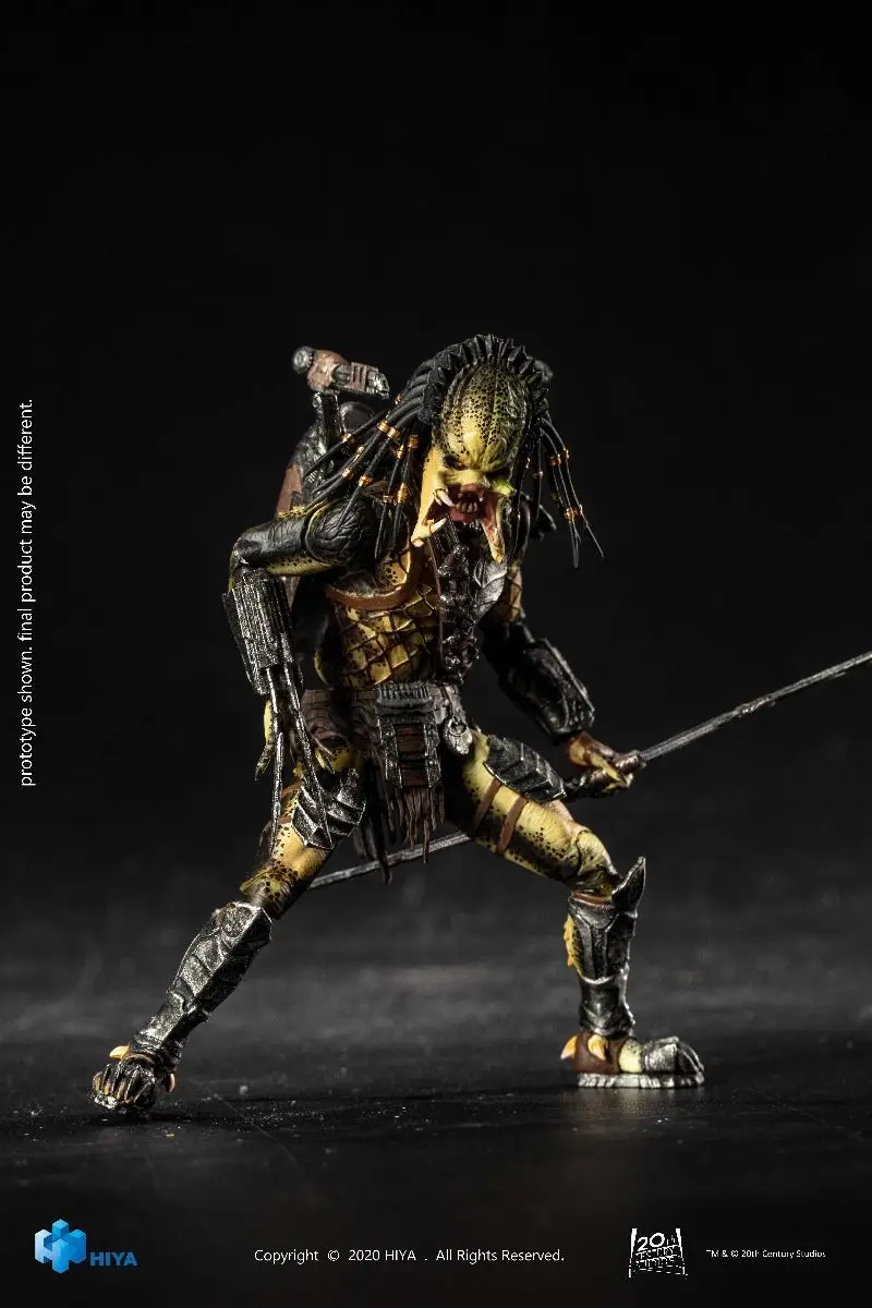 Hiya Toys AVP Unmasked Wolf Predator 1/18 Exquisite Mini Action Figure Model Toy