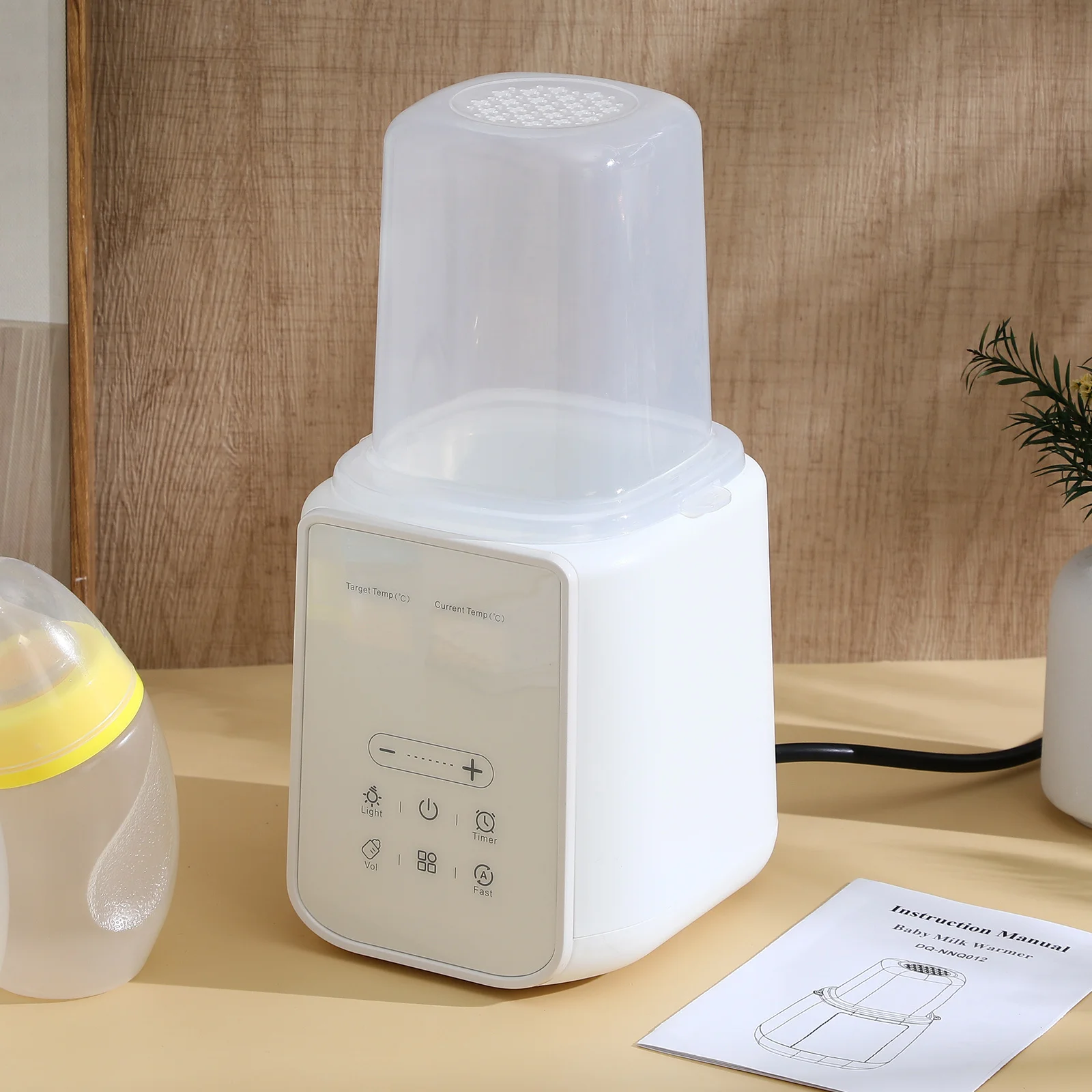 المحمولة زجاجة الطفل دفئا 8 في 1 جهاز تسخين الحليب الكهربائي لتركيبة حليب الأم العالمي الزجاج سيليكون Pp زجاجات السفر استخدام الاتحاد الأوروبي