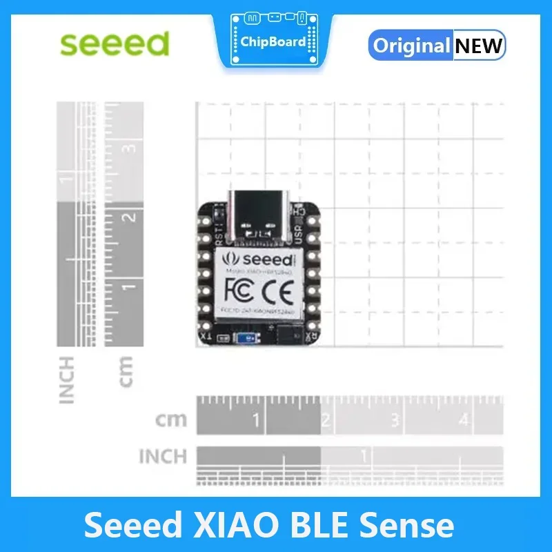 Seeed XIAO nRF52840 Sense مع مستشعر TinyML/TensorFlow Lite وميكروفون IMU Bluetooth5.0
