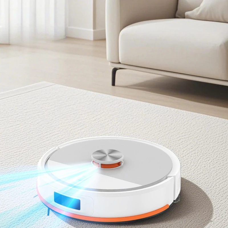 Lidar automatic recharge intelligent voice sweeping robot, intelligent voice sweeping machine with water tank mopping floor