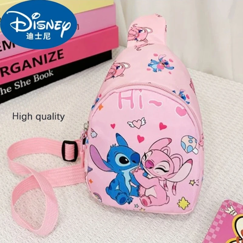 

Нагрудная сумка Stitch & Angel, сумка через плечо в стиле аниме с героями мультфильмов, модная повседневная сумка через плечо с портмоне для ежедневных путешествий