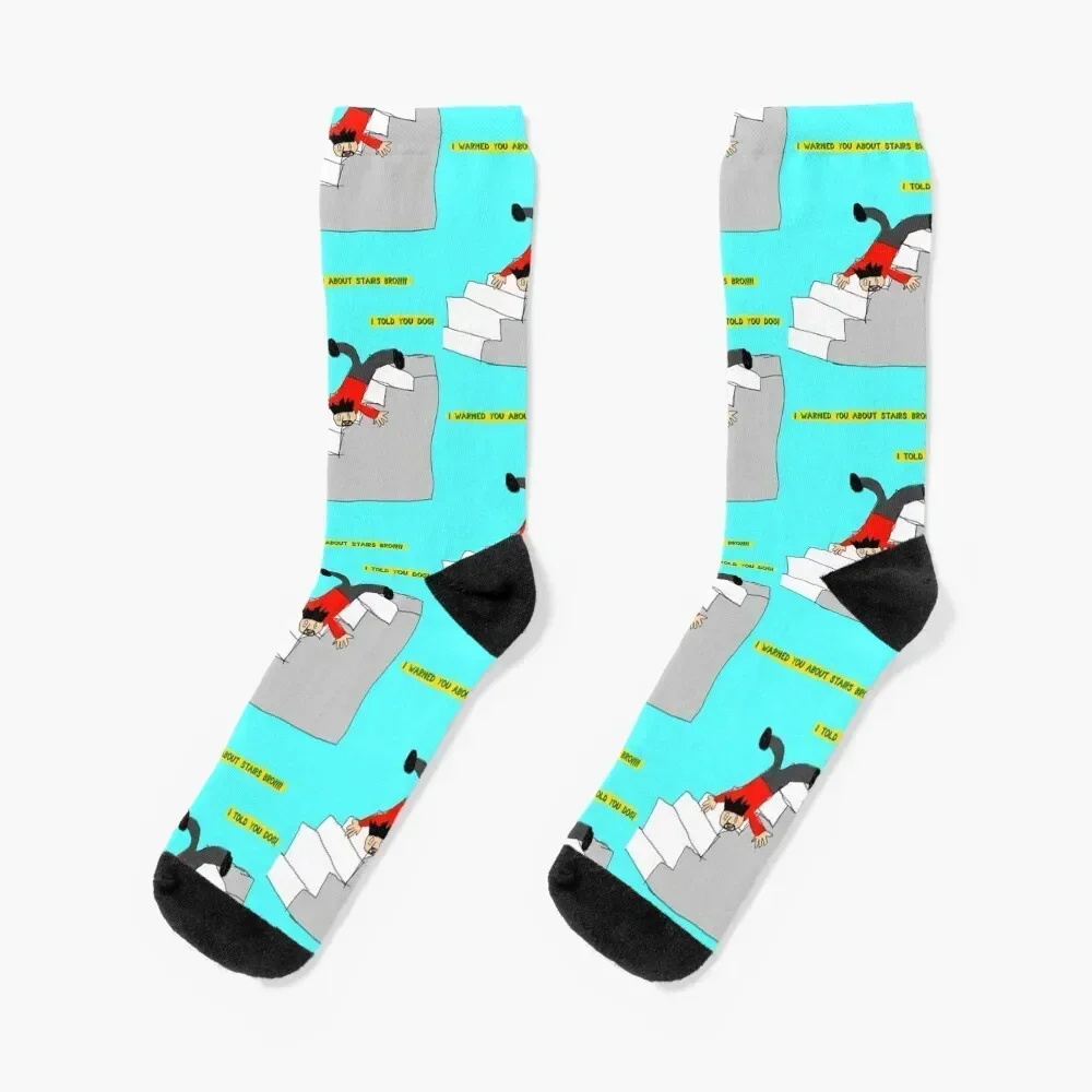 oh no I am falling down all these stairs- Sweet Bro and Hella Jeff Socks aesthetic custom soccer anti-slip Socks Female Men's