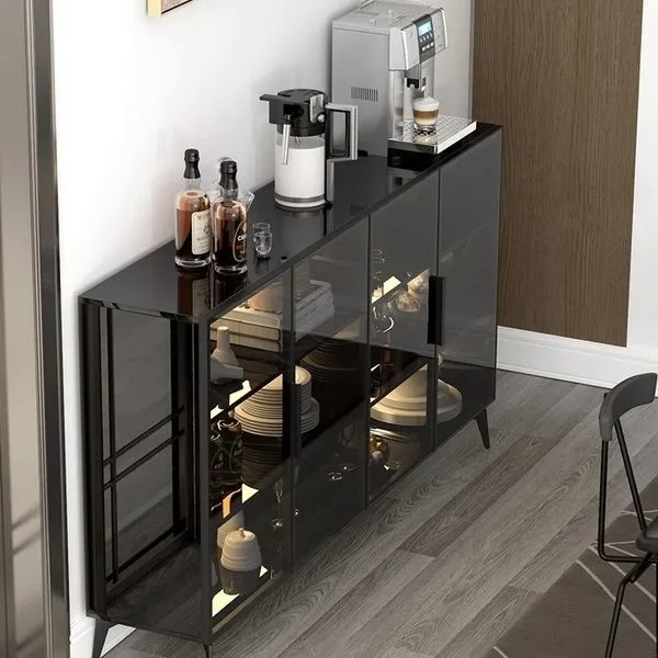 DSA light luxury dining side cabinet multi-layer wine cabinet dining side cabinet household simple kitchen cupboard storage