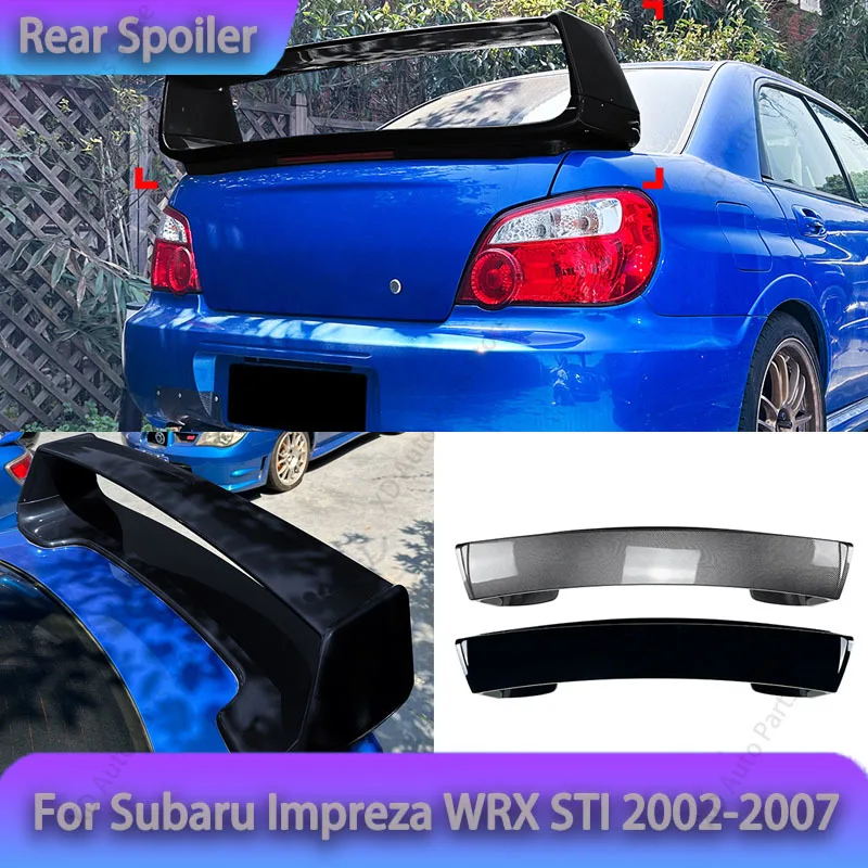 

Rear Roof Lid Lip Tail Spoiler For Subaru Impreza WRX STI 2002-2007 Rear Trunk Wing Exter Accessories Body Kit Auto Modification