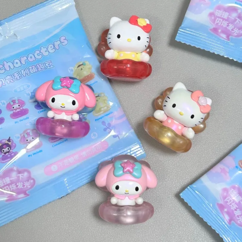 

Sanrio Characters SHELL SERIES Mini Blind Box Cinnamoroll MyMelody Kuromi Hangyodon Kawaii Toy Figurines Collectible Ornaments