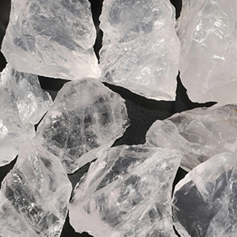 100g Natural Stones White Crystal Clear Quartz Bulk Raw Rough Stones for Aquarium Decoration