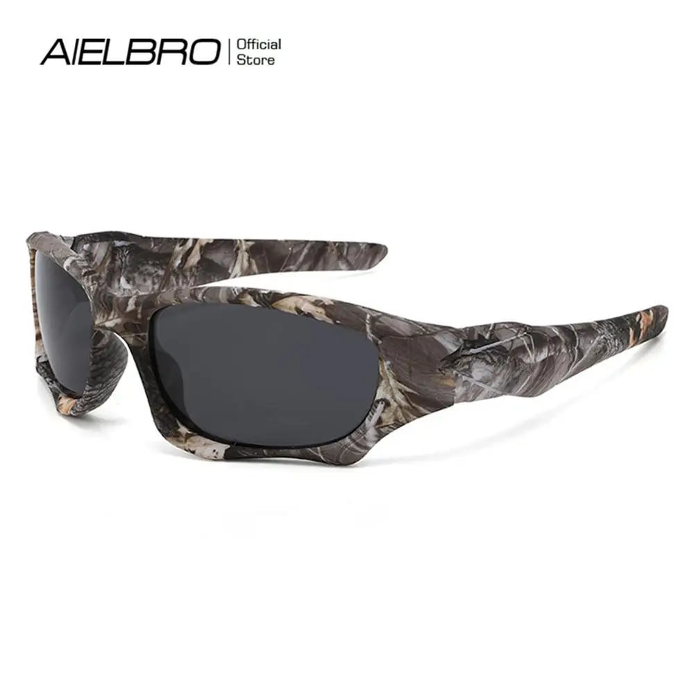 

AIELBRO Polarized Fishing Sunglasses for Men Women Classic Camouflage Shades UV Protection for Outdoor Driving Cycling Hiking