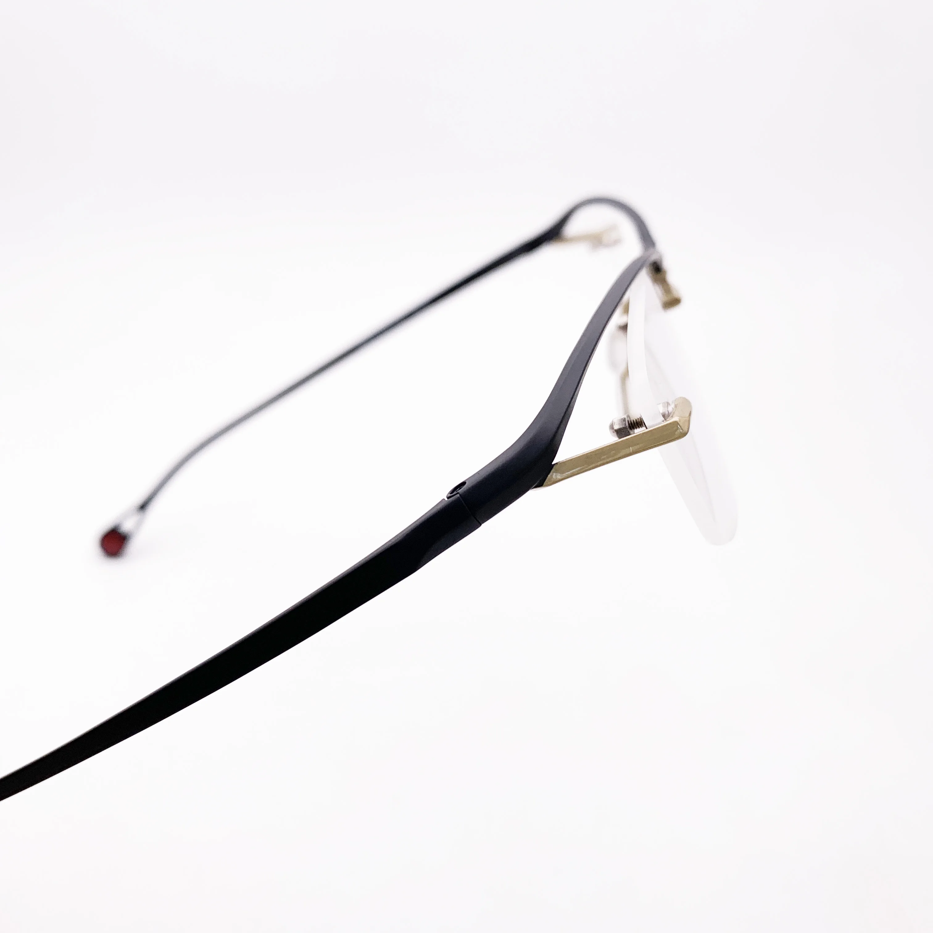 Belight Optical Japan Ken Okuyama Design Titanium Half Rimless Frame Men Prescription Semi Eyeglasses Retro Eyewear KO-229