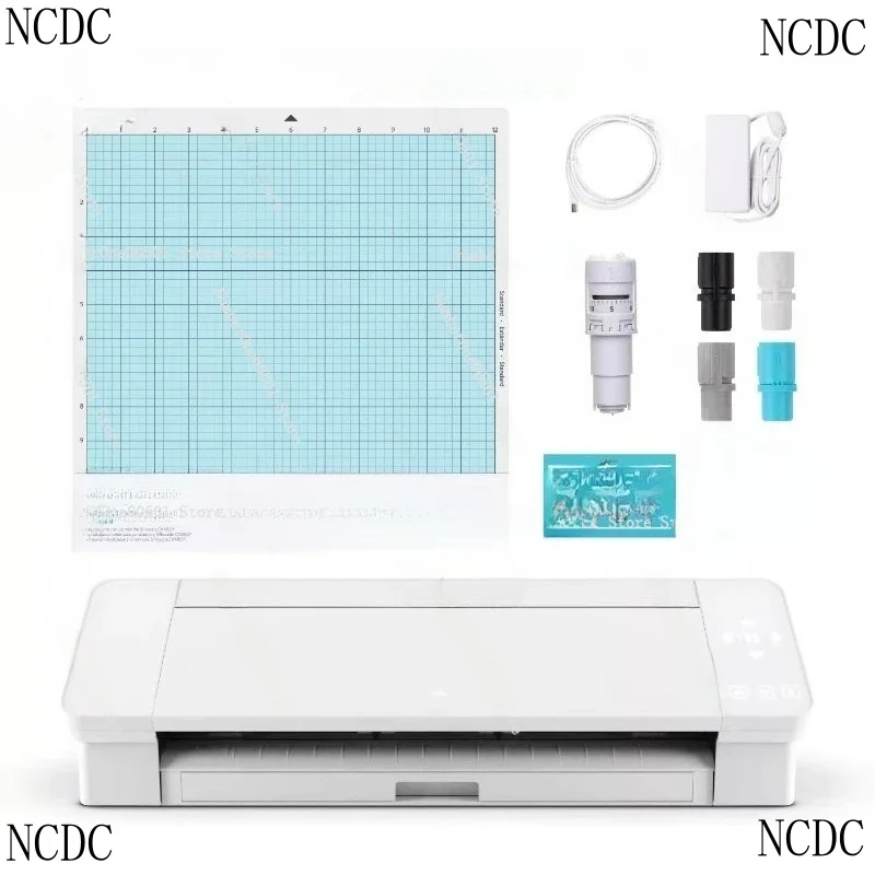 CAMEO4 Plotter de corte Auto-Contour - Pegatinas de papel de fieltro Película retráctil Cartulina A3 K-Scrapbooking Edición blanca