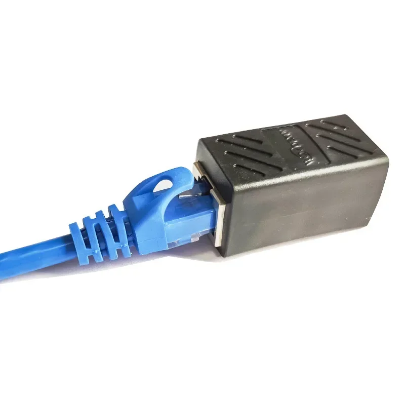 Ethernet 8P8C Buchse auf Buchse Netzwerkkabel Extender Adapter Cat7 Cat6 Cat5e Inline LAN Stecker RJ45 Koppler abgeschirmt