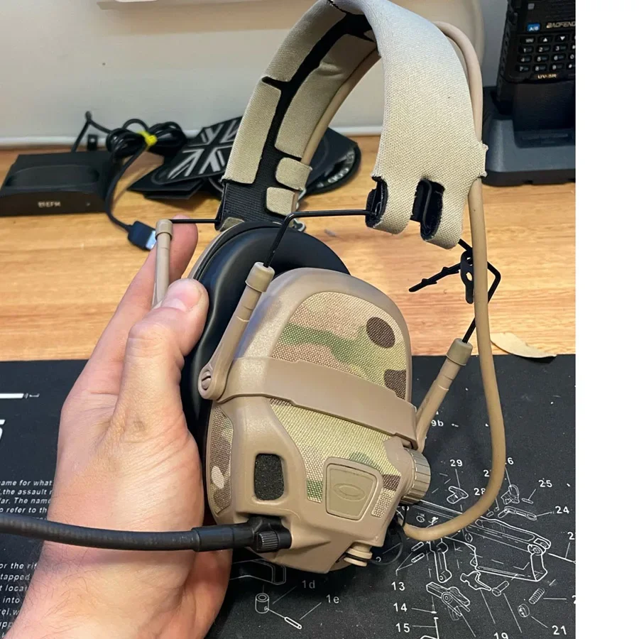 Amp Tactical Communication Headset Stickers Set Waterproof Skin Decorative Protection Stickers Rail Screws