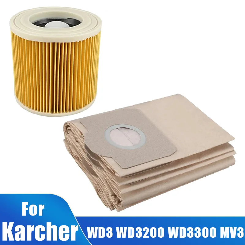 Для-karcher-wd3-premium-wd3200-wd-3300-mv3-a2004-a2054-запасные-части-для-пылесоса-мешок-для-пыли-запасные-части-для-фильтра-hepa