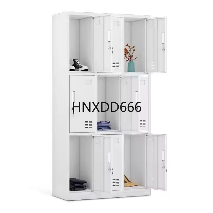 

9-Door Steel Locker Cabinet with Lock for Home Office Hotel School Gym Employee Changing Room Metal Storage Furniture for Home