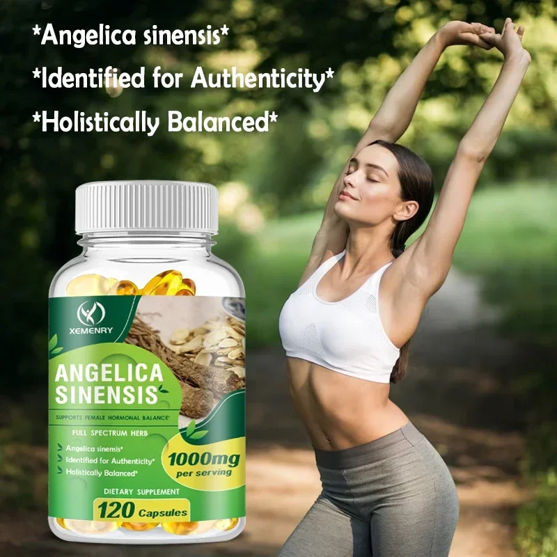 Angelica Sinensis 1000 Mg | Supports Female Hormonal Balance and Promotes Energy, Performance and Mood