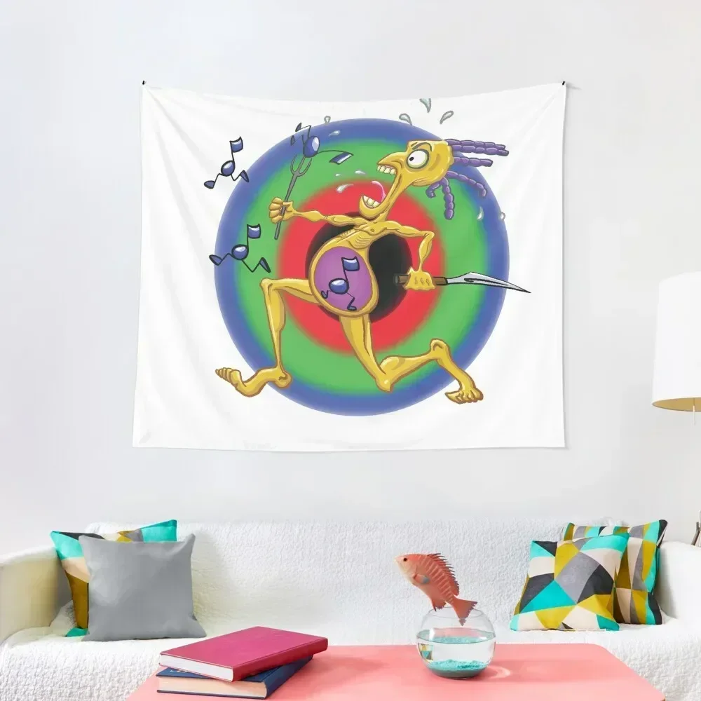 Panic note eater Tapestry Wall Hanging Wall Room Decor Aesthetic Bedroom Decor Aesthetic Tapestry