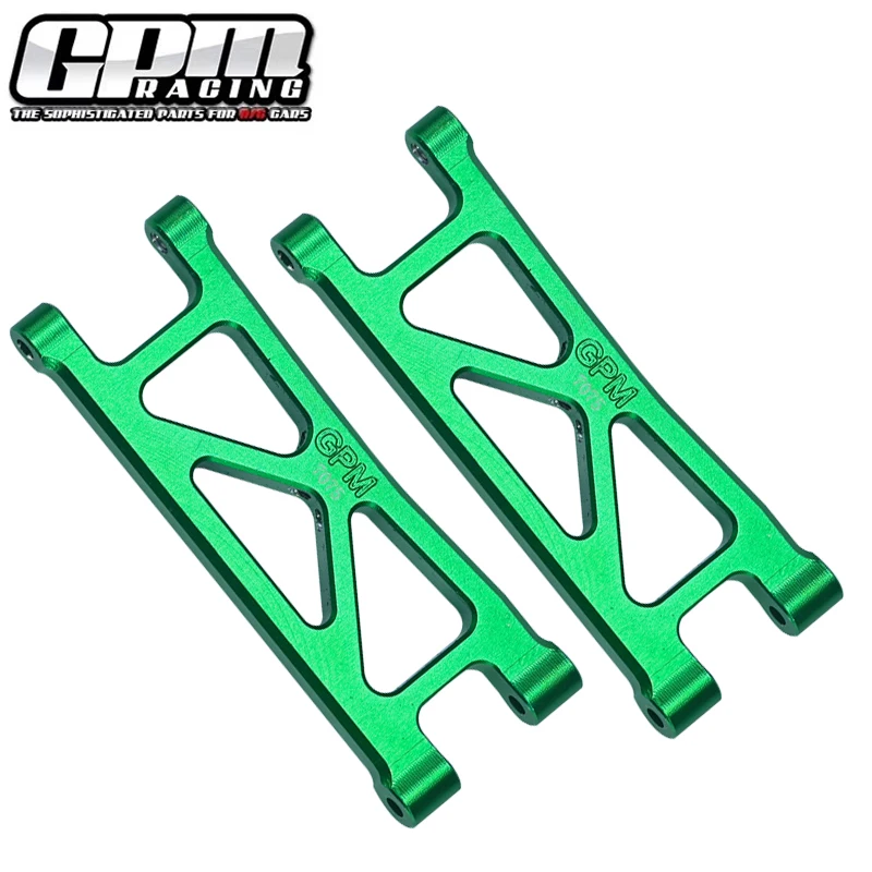 Brazos de suspensión inferiores traseros de aleación GPM 7075 para ARRMA Granite Grom Typhon Grom