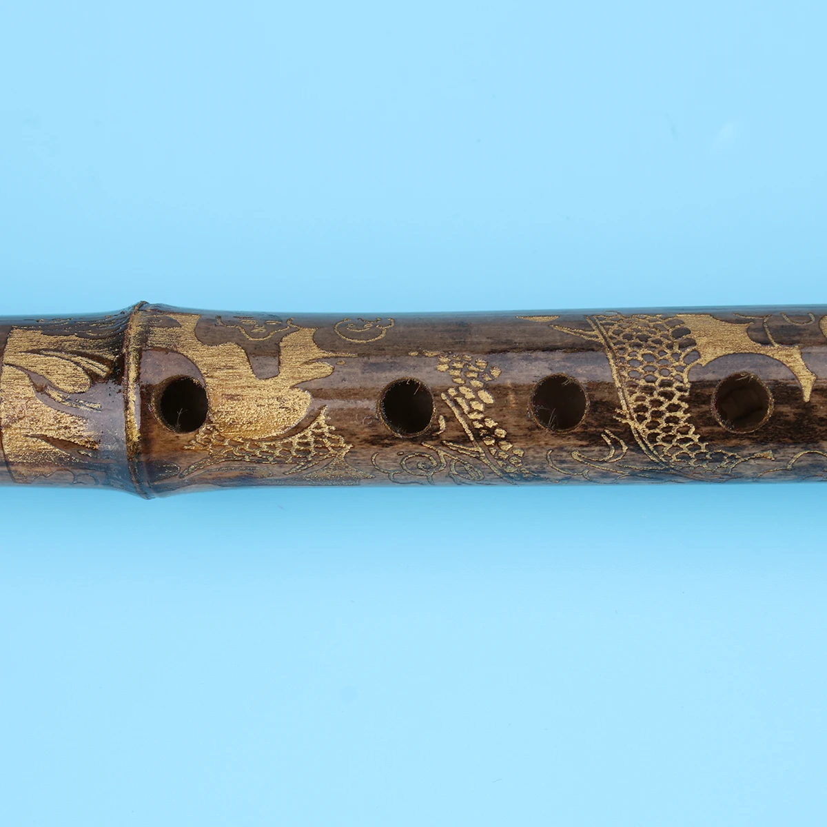 

Dizi Chinese Musical Instrument Handmade Flute Traditional 6 Holes in Lightweight Portable Wooden Flute
