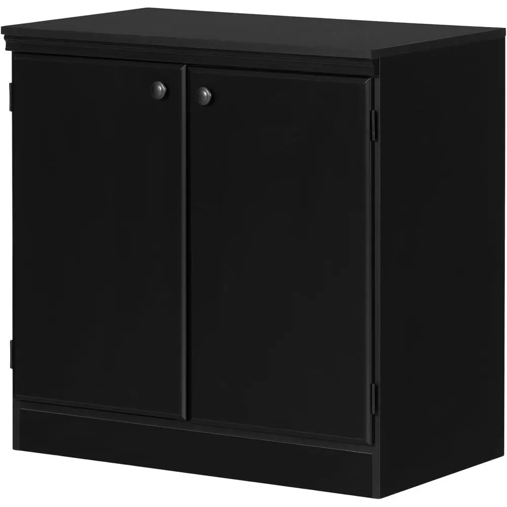 Two-Door Storage Cabinet, Black (7270722)