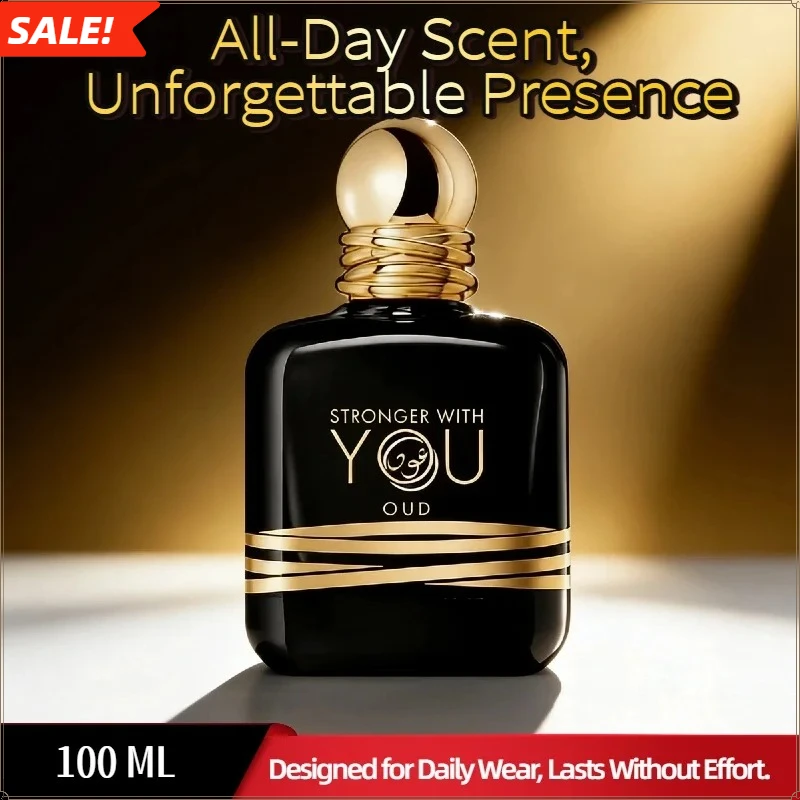 Colonia Original de Lujo para Hombre 100ML, Marcas Famosas, Fragancia Duradera, Perfume Stronger With You, Aroma Absolutamente Intenso