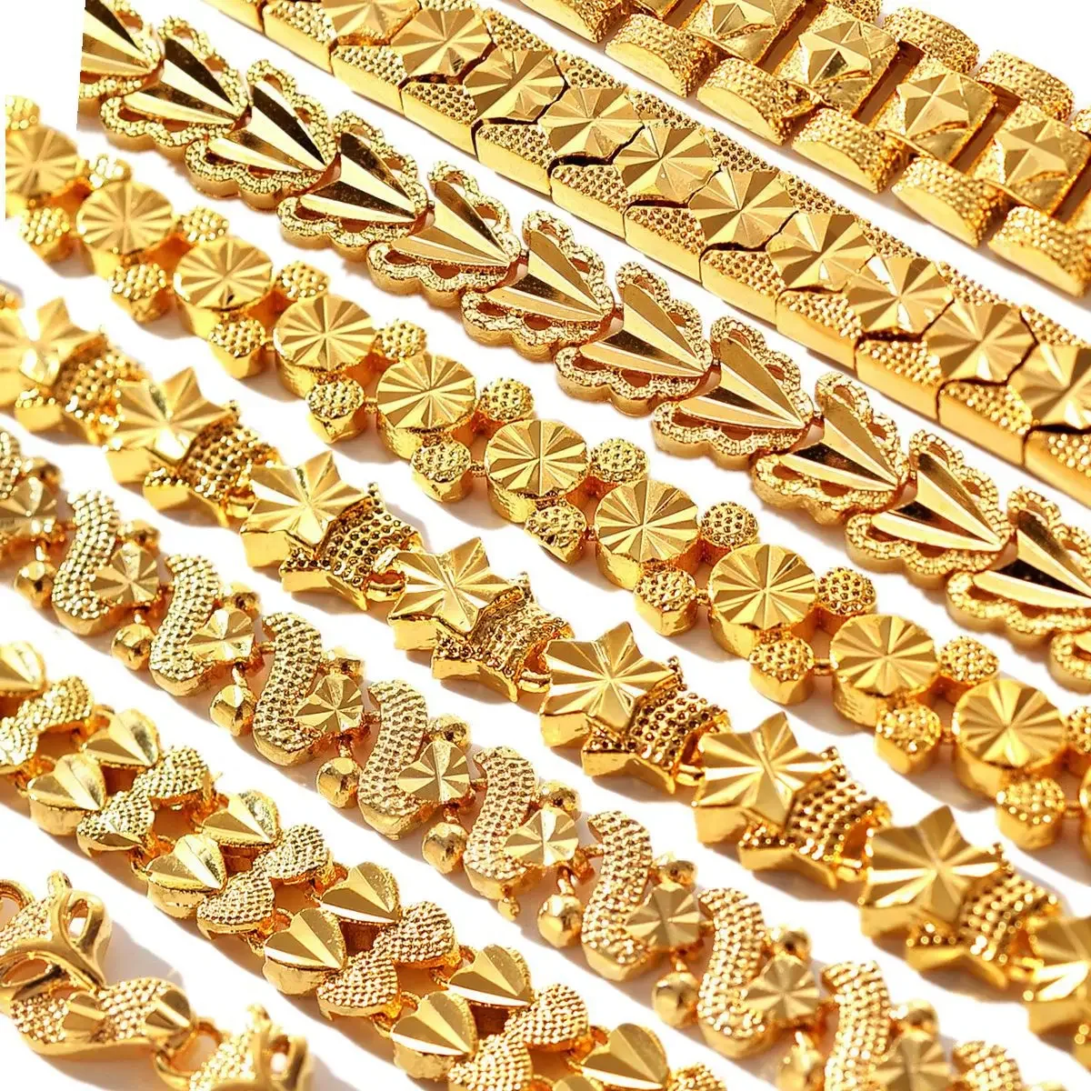 Braccialetti in vero oro 24 carati 999 Logo AU750 Catena per orologi in oro Sud-est asiatico Mano per uomo e donna Gioielleria raffinata Regalo di nozze in oro