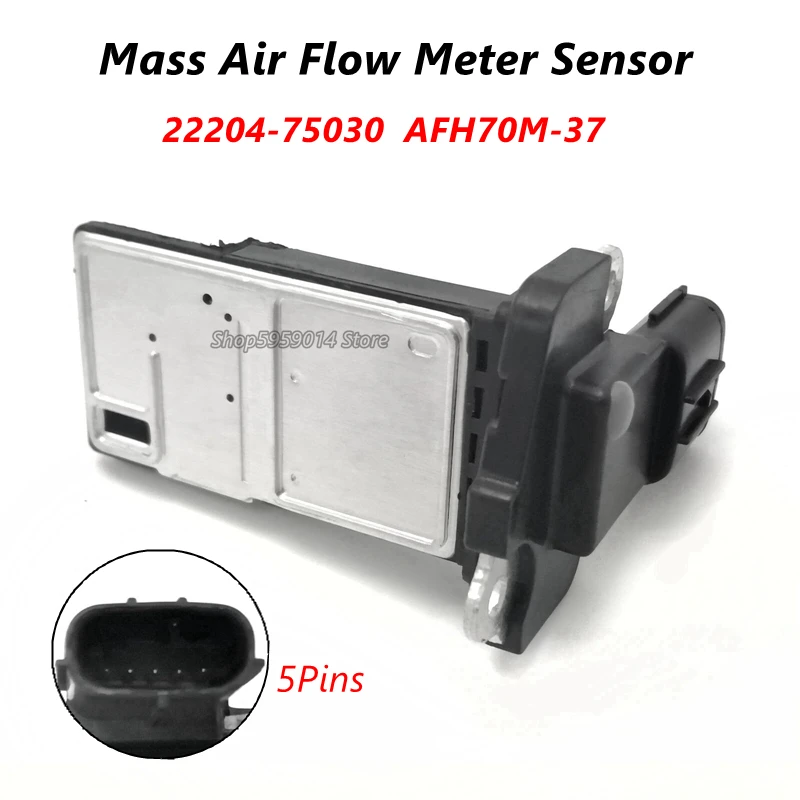 22204-75030 AFH70M-37 Mass Air Flow Meter Sensor MAF For Chevrolet GMC T6500 W3500 Isuzu Lexus Toyota 22204-0F030 22250-0F030