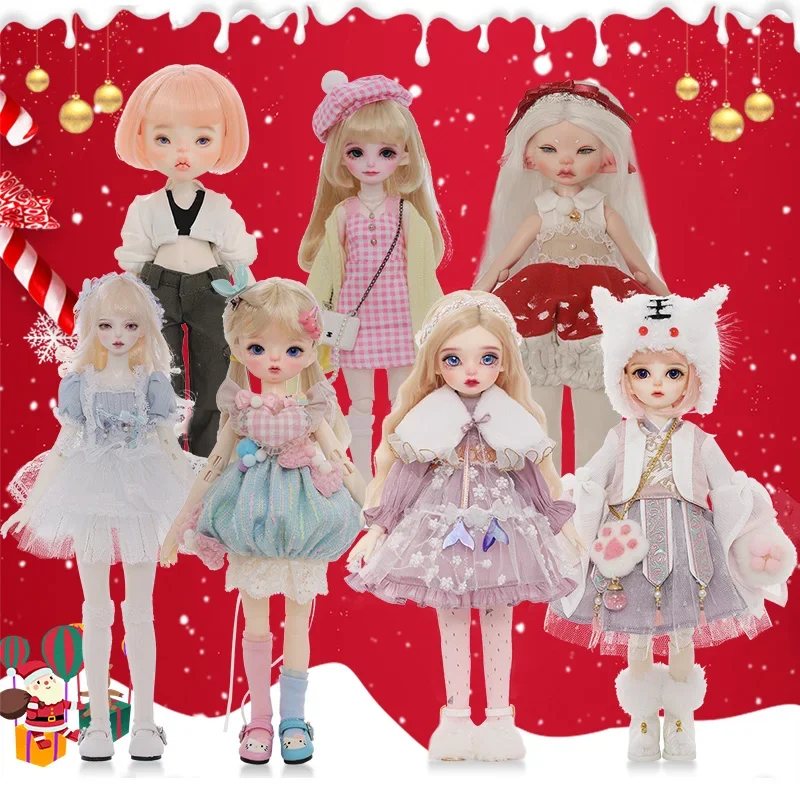 BJD Doll 1/6 1/4 Christmas Gift $69 $79 $99 Resin Toys Variety Of Doll Styles for Kids Gift For Children Girl Boy Dolls