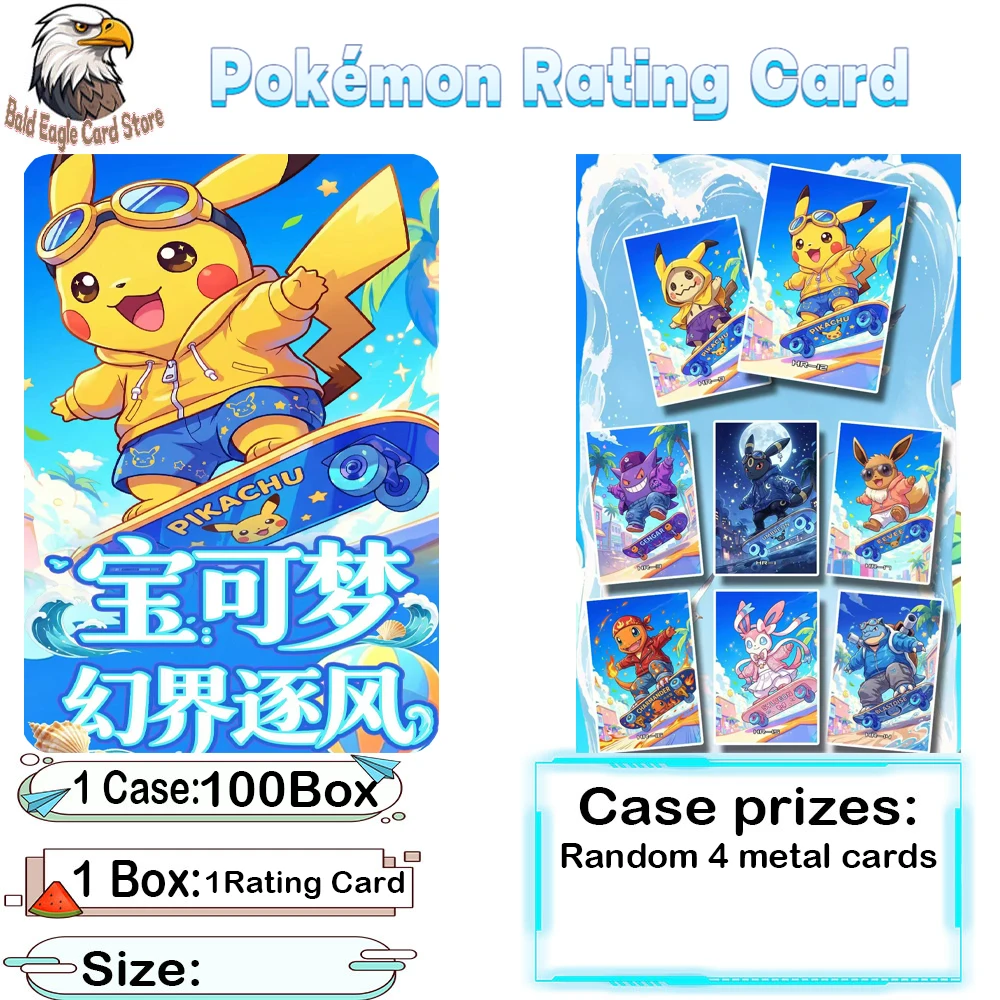 Wholesale Latest Pokémon Arts in Wonders Gengar Arceus Children's Thickened Metal Rating Collection Card Gifts