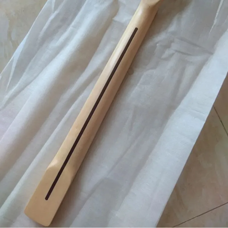 22 Frets Maple Reverse Headstock Right Hand Electric Guitar Neck Guitar Parts Musical Instruments Can Be Customized