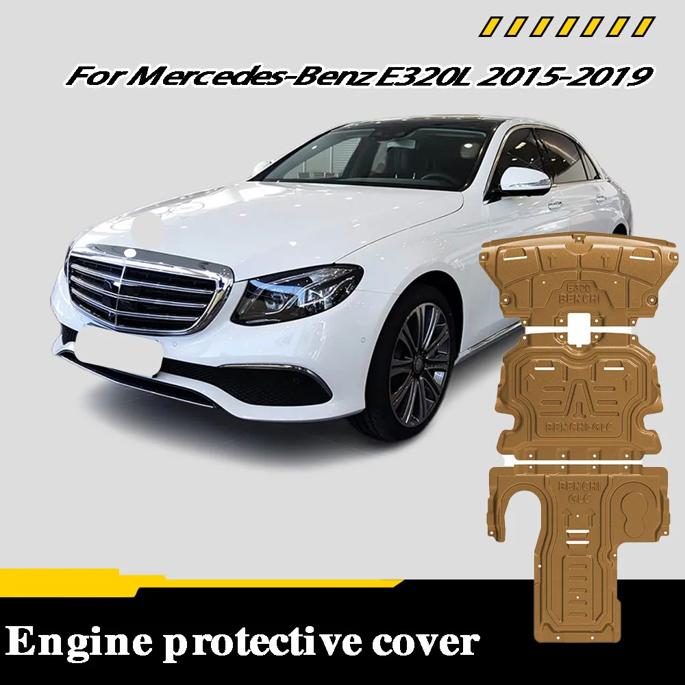 

Front Under Engine Cover For Mercedes-Benz E320L 2015-2019 3.0T Guard Plate Skid Plate Car Engine Protection Panel Mudguard
