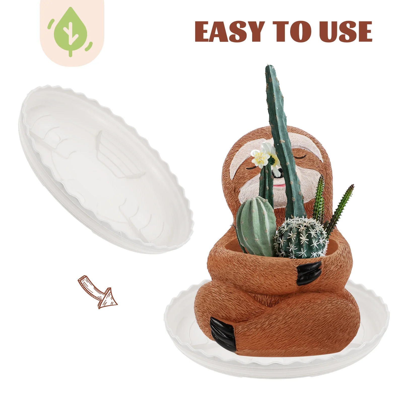 

20pcs White Flower Pot Saucer Durable Plastic Round Planter Bottom Pads Water Catcher Plates for Use Prevent
