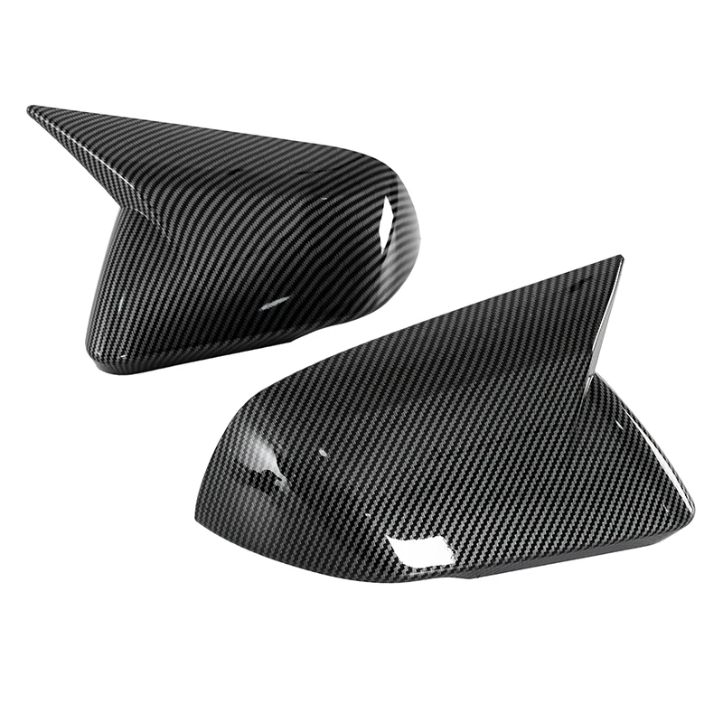 Car Rearview Mirror Cover Wing Side Mirrors Cap With/No Signal Light  For Ford Mustang 2015-2022 Auto Exterior Accessories