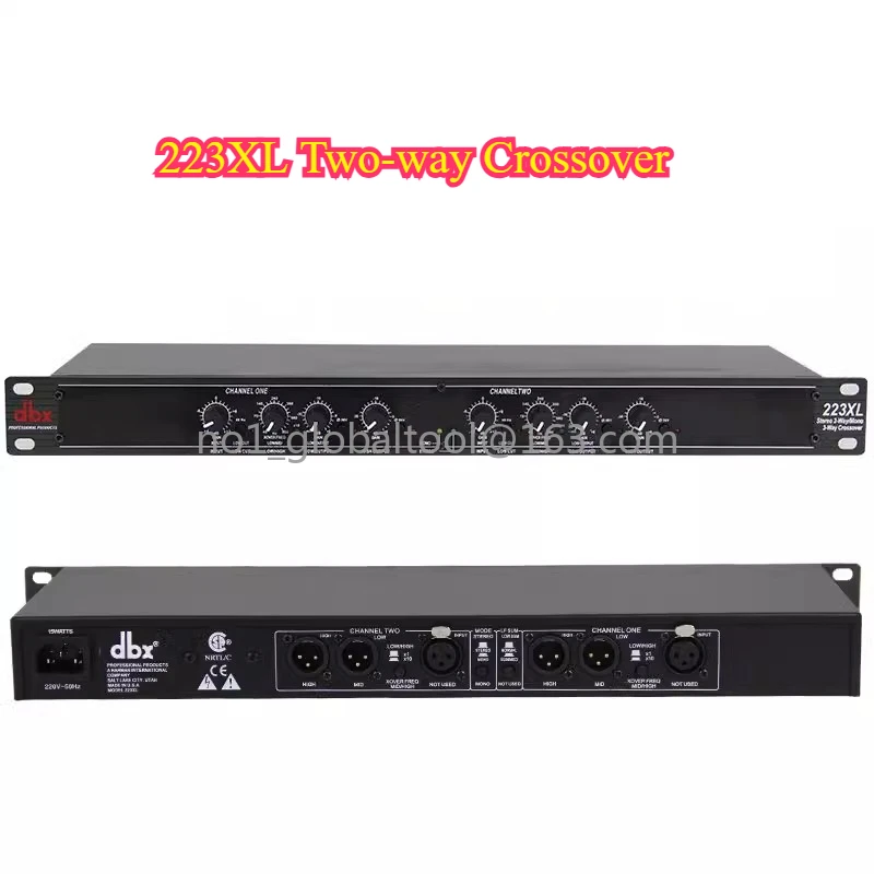 Two-way/Three-way Frequency Dbx 223XL 234XL 223xs 234xs Stage Performance Electronic Frequency Divider