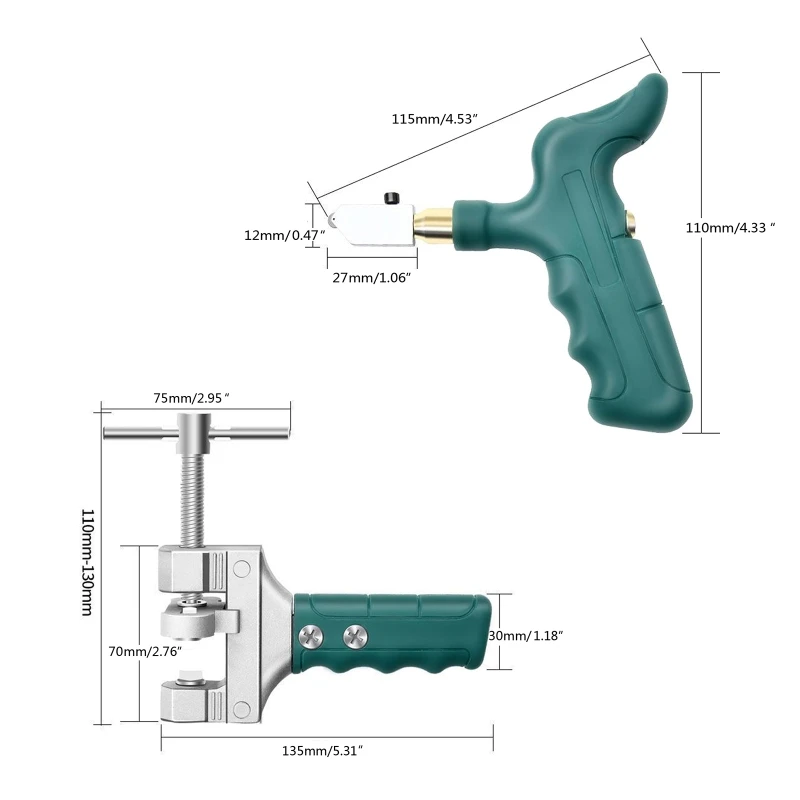 herramientas para cortar azulejos vidrio, para ventana espejo, azulejo esmaltado cerámica, Manual