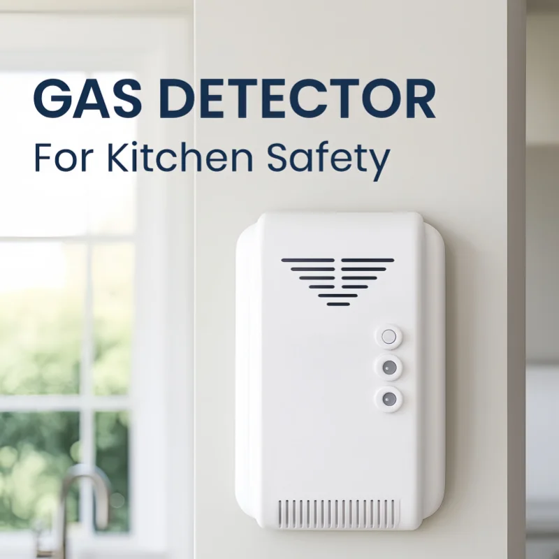 12V Gas Alarm Sensor · High-Stability Detection for Natural Gas & LPG · Easy Wiring · Supports Fan/Valve Linkage