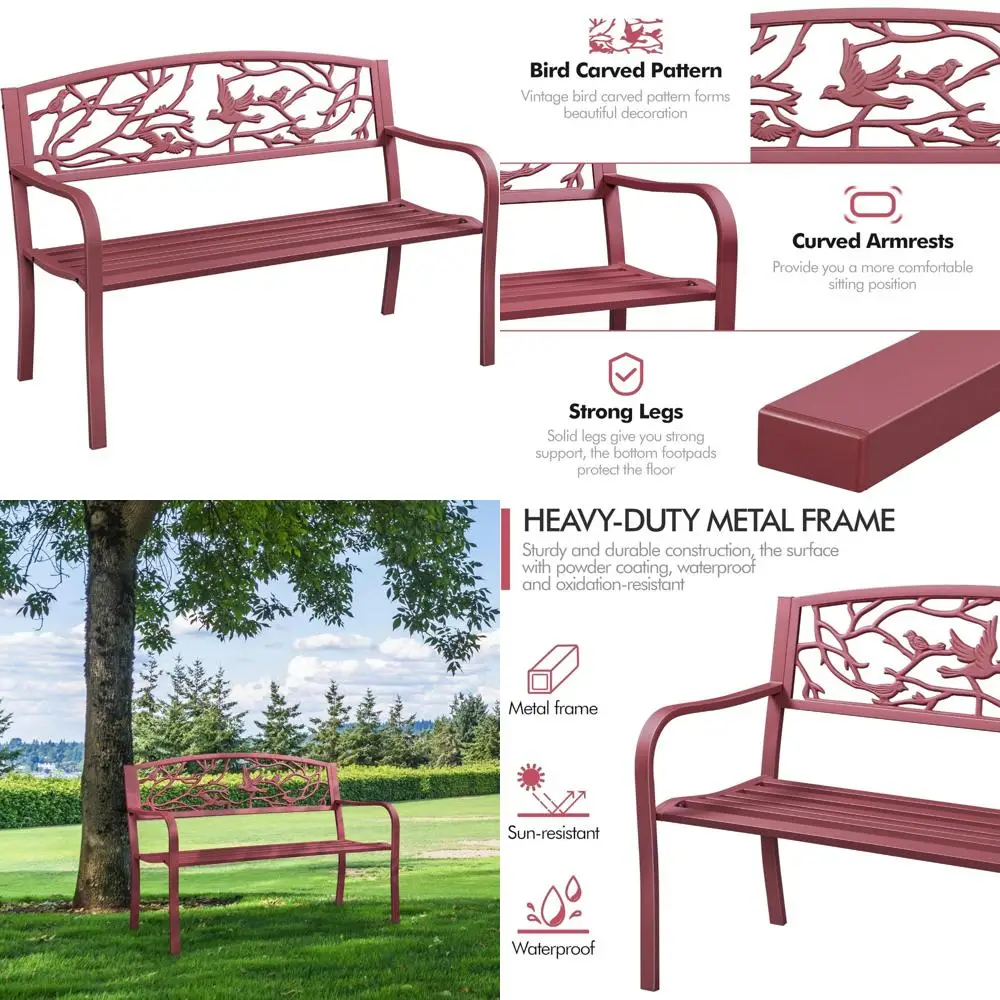 Outdoor Garden Benc… - image