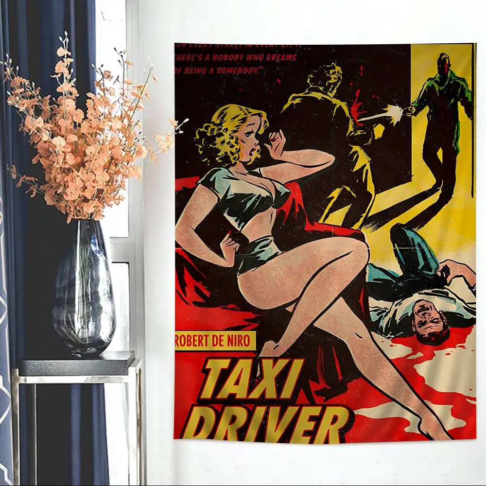 TAXL DRIVER Printed Large Wall Tapestry Cheap Hippie Wall Hanging Bohemian Wall Tapestries Mandala Home Decor