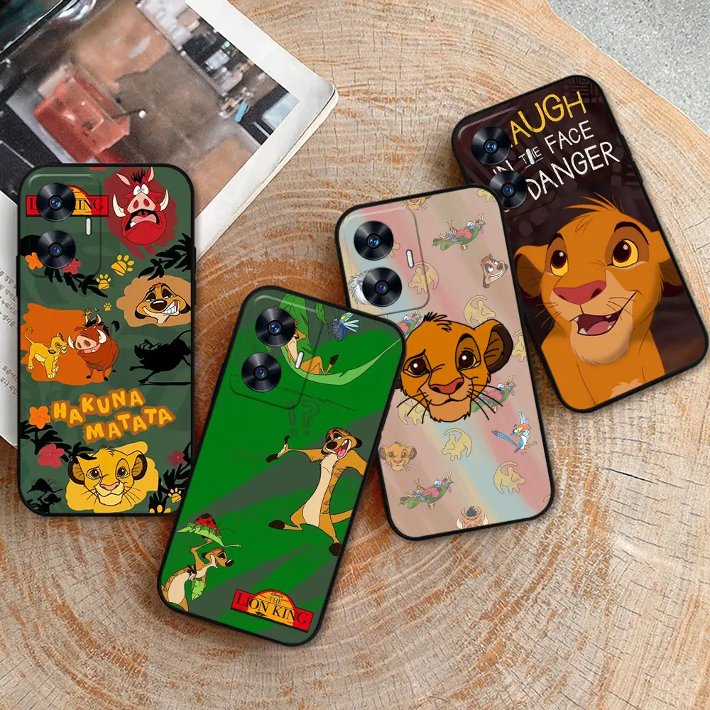 

The Lion King Hakuna Matata Case For Realme C55 C53 C35 C33 C31 C30 C30S C21 C21Y C20 C15 C12 C11 GT Neo 2 Narzo 50 50I 5G Cover