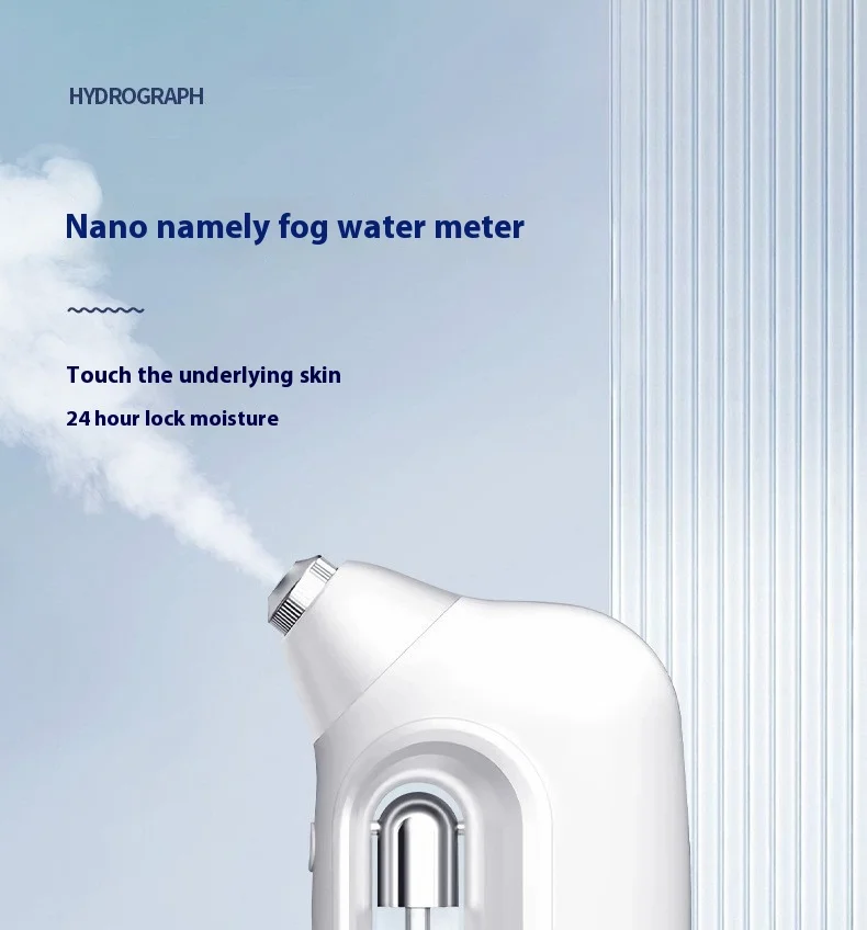 Steamer Ionic Hot Mist เครื่องทําความร้อนบนใบหน้า Sprayer Pore CLEANER Skin Moisturizing SPA Humidifier Atomizer Home Skin Care TOOL