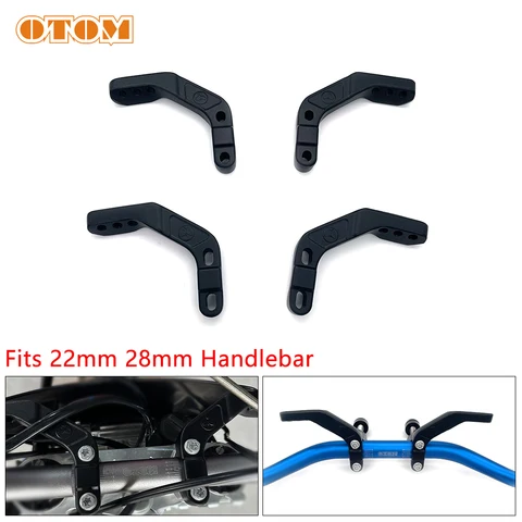 OTOM новый кронштейн для защиты рук мотоцикла 22/28 мм, поддержка для модернизации руля, зажим для защиты рук, универсальные аксессуары для мотокросса