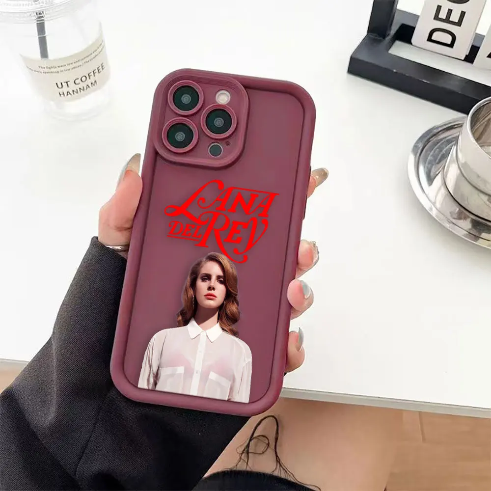 Hot Girl Singer Lana D-Del Rey Phone Case For Samsung A73 A71 A55 A54 A53 A52 A51 A50 A35 A34 A33 A32 A31 A30 A25 A24 4G 5G Case