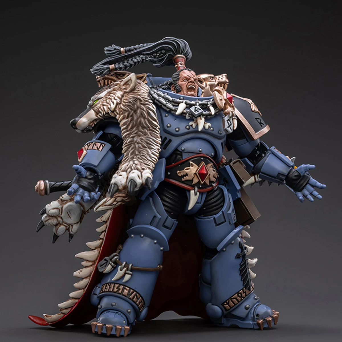 HiPlay JOYTOY Warhammer 40.000 1/18 Space Wolves Ragnar Blackmane-actiefiguren