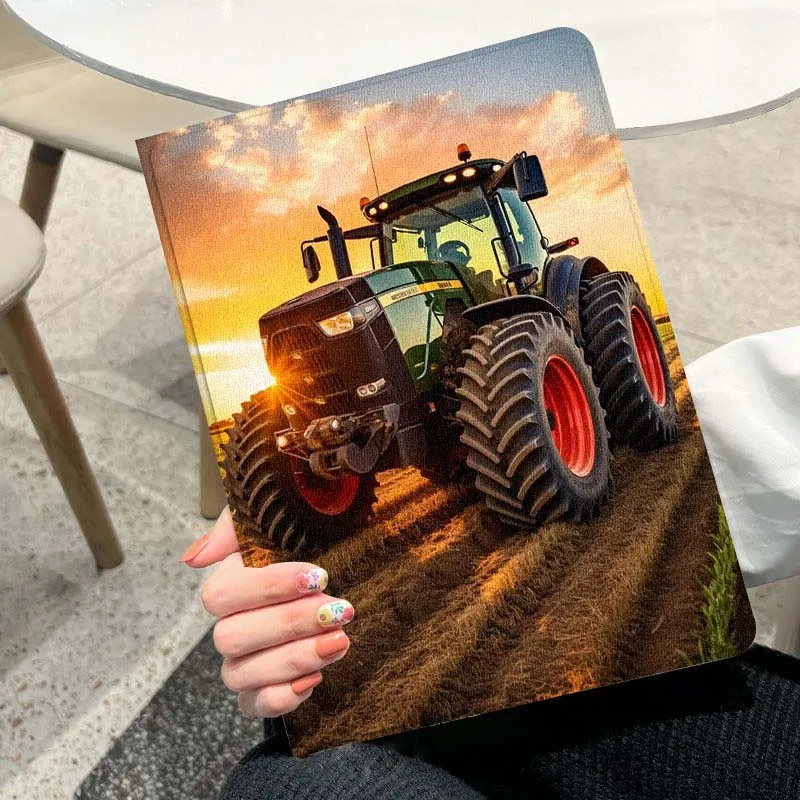 

Чехол для планшетов Tractor Art для iPad Pro Mini Air 1 2 3 4 5 6 7 7-го 10-го поколения 9.7 10.2 11 10.9 7.9 13 12.9 10.5 дюймов