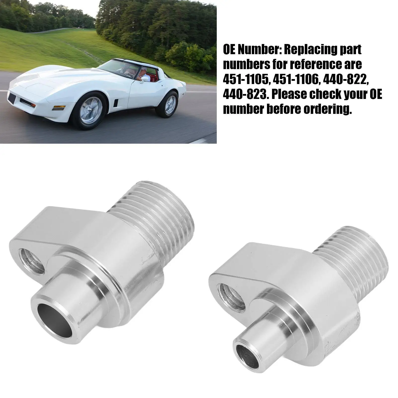 Fitting Adaptor AC LS 8AN 10AN 451-1105 Pengganti untuk kompresor denso 10S17F 10S20F 451-1106