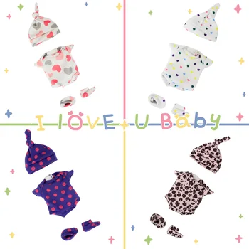 Ensemble de vêtements pour Mini Bebe Reborn, 4 Styles, pour poupées bébé Reborn de 13 à 15cm, tenues de haute qualité, cadeau pour poupée