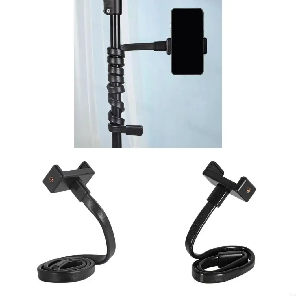 

Гибкий держатель телефона с винтовым креплением 1/4 для смартфона, селфи-палки для камеры